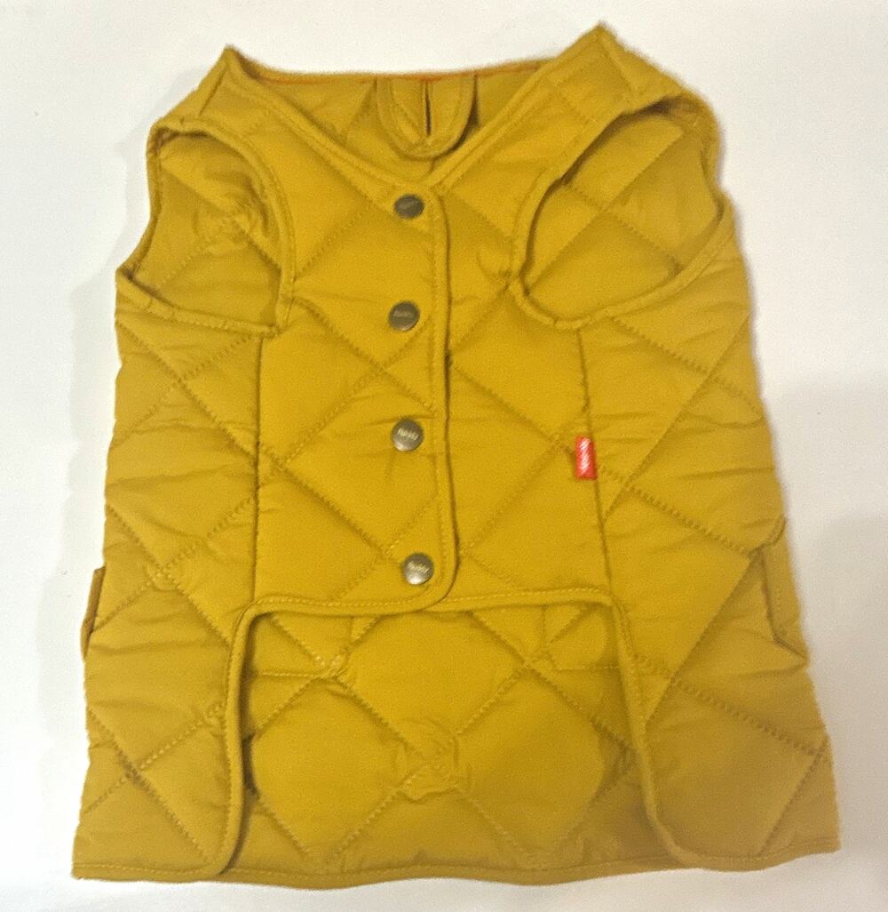 Reddy Quilted Yellow Dog Vest Coat Warm Polyester Size XL MPN 3147016